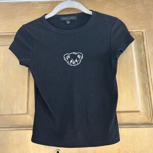 90s cropped babydoll tee